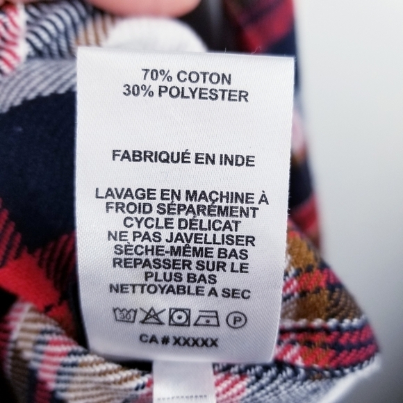 RAINFOREST Flannel Plaid Button Front Shirt NWT - Picture 10 of 11